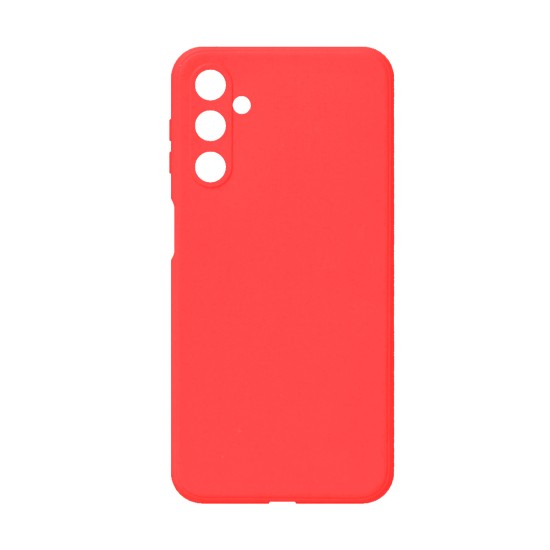 Silicone Case with Camera Shield for Samsung Galaxy A24 4g Red